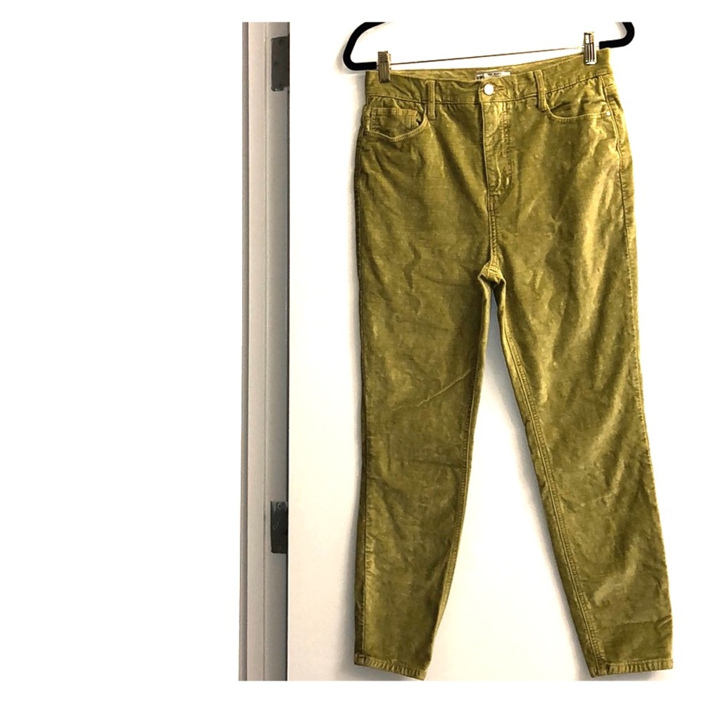 Free People High-Waist Velvet Pants